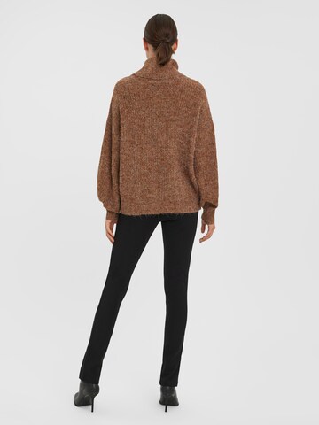 VERO MODA Sweater 'Julie' in Brown