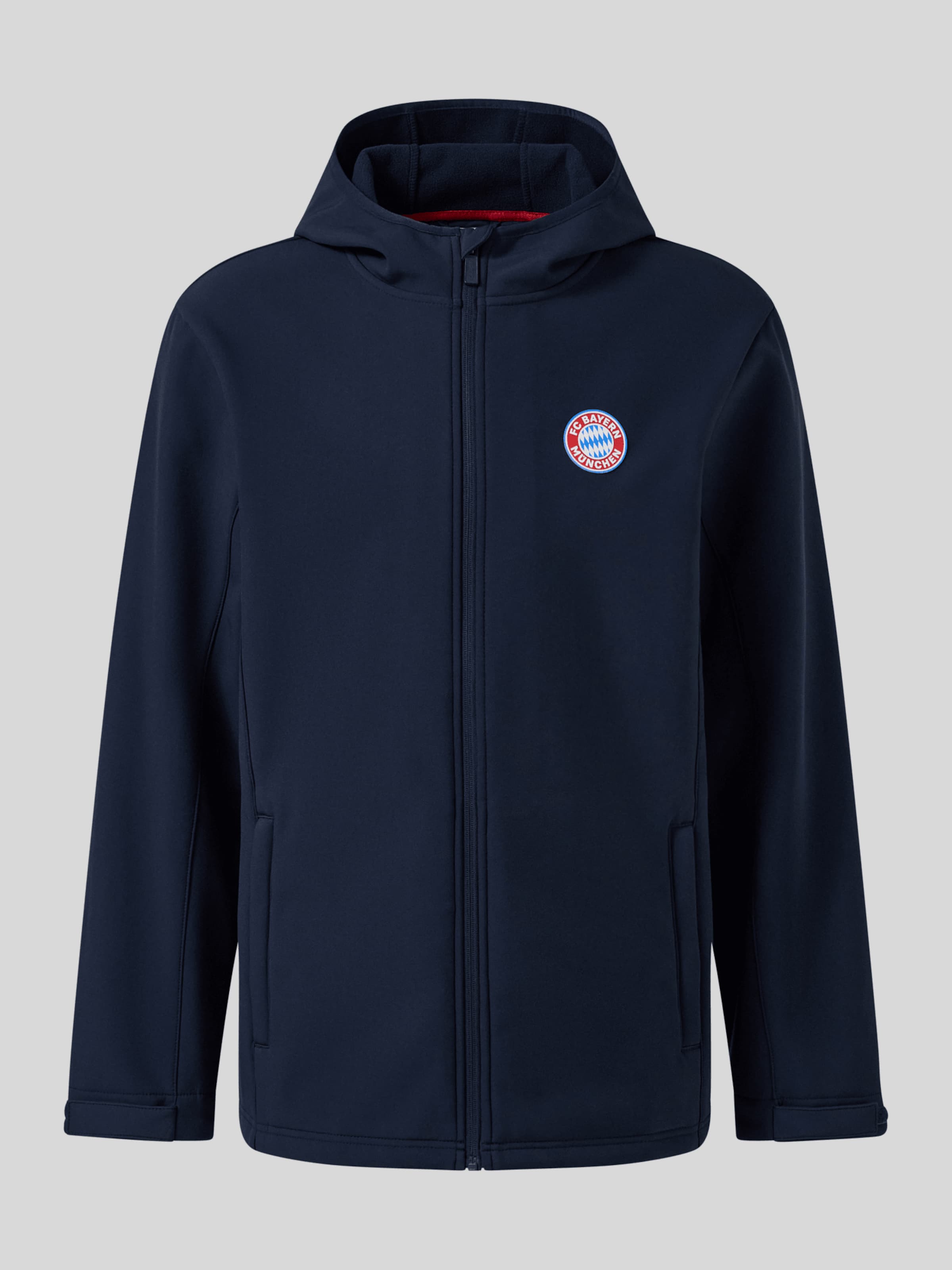 FC BAYERN MÜNCHEN Between-Season Jacket in Blue: front
