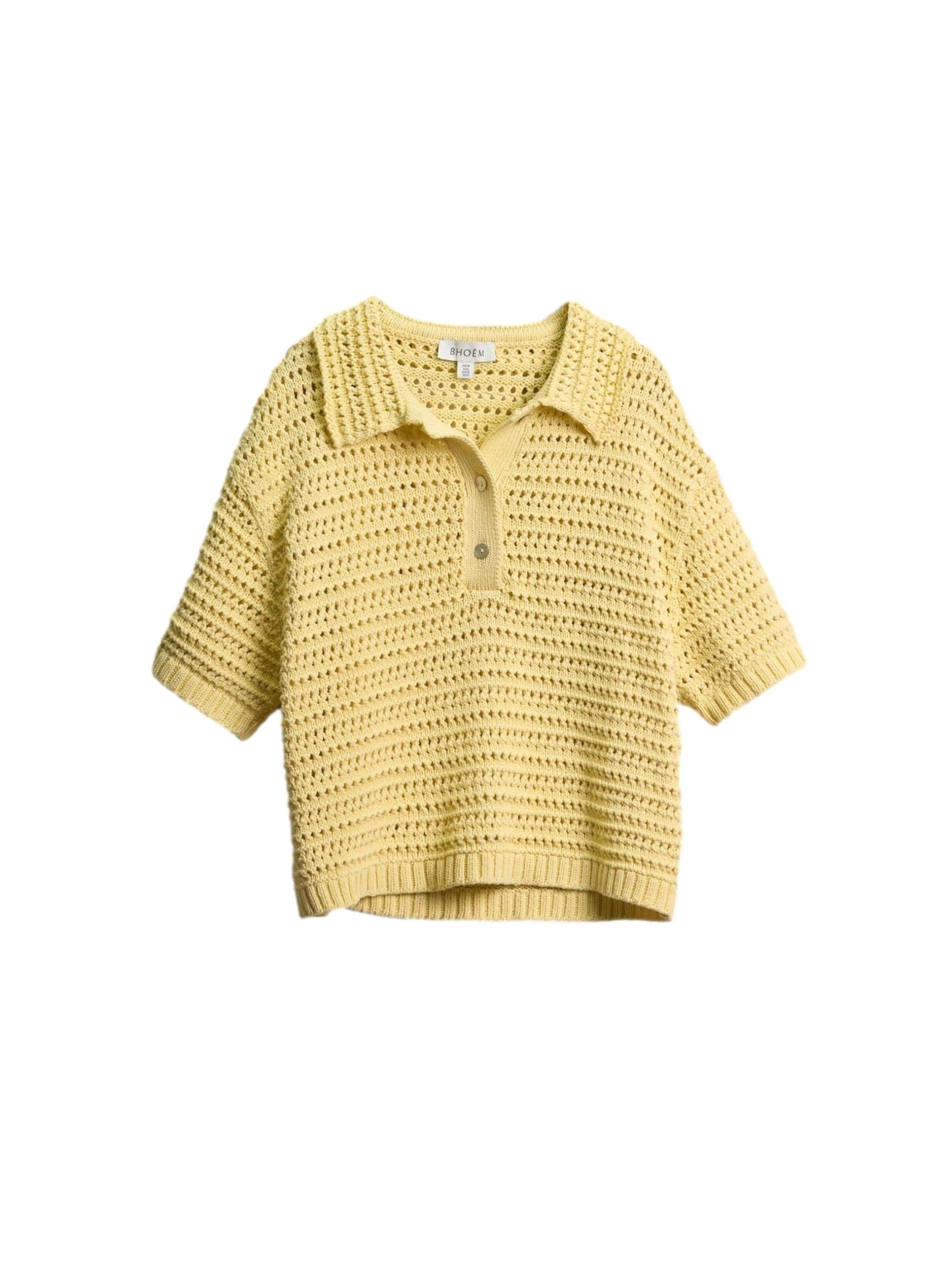 Bhoem Pullover in Gelb: Vorderseite