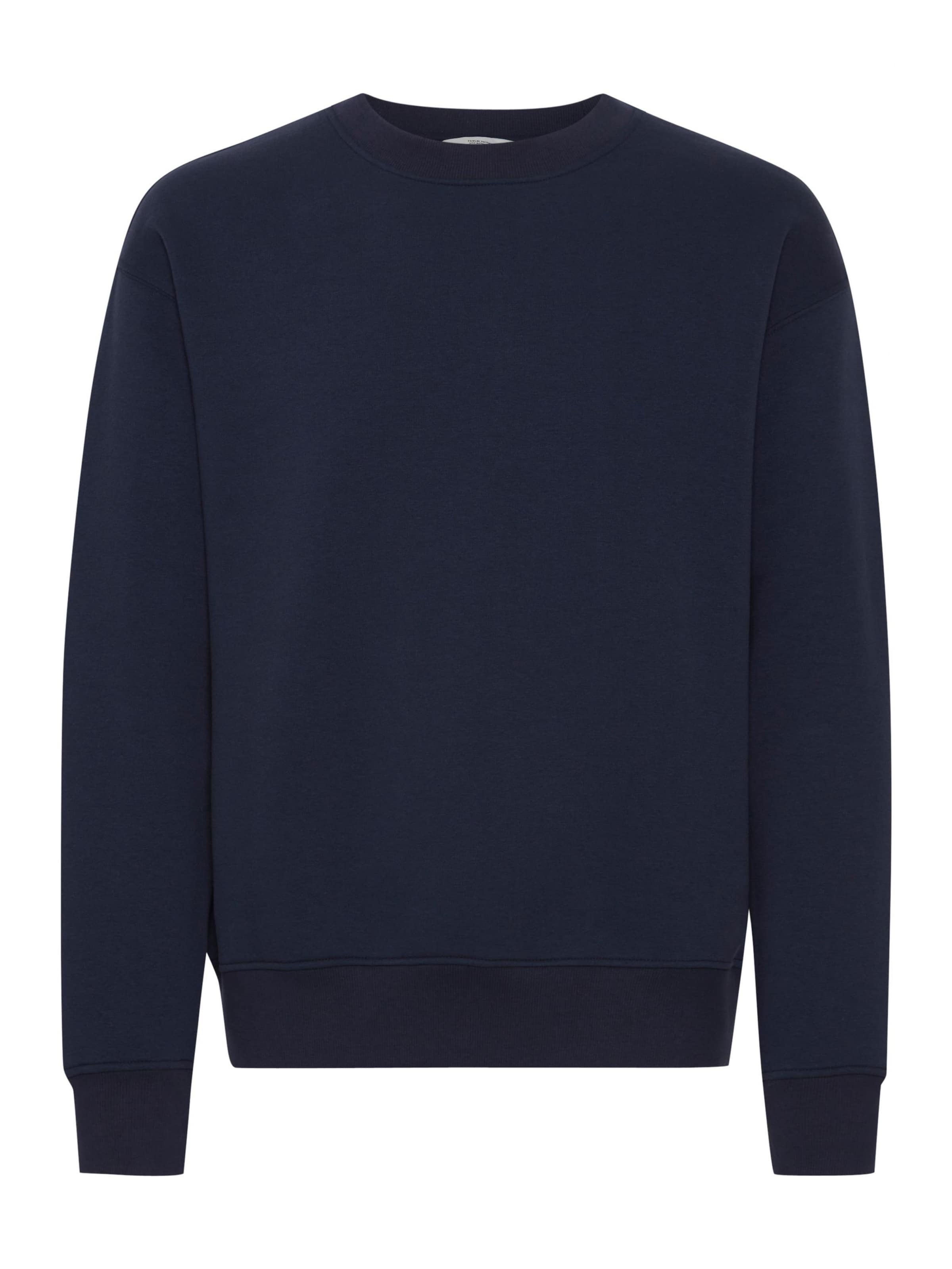 !Solid Sweatshirt 'Lenz' in Blue: front