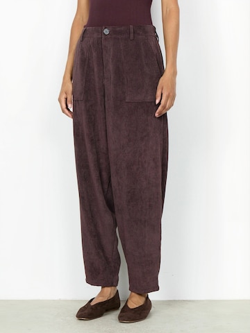 Soyaconcept - Regular Calças ' SC-BINDI ' em roxo