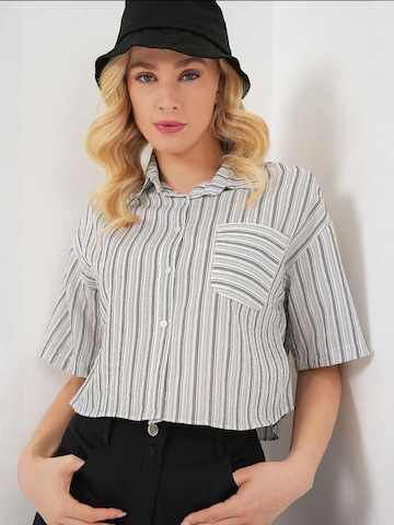 Bigdart Bluse in Schwarz: Vorderseite