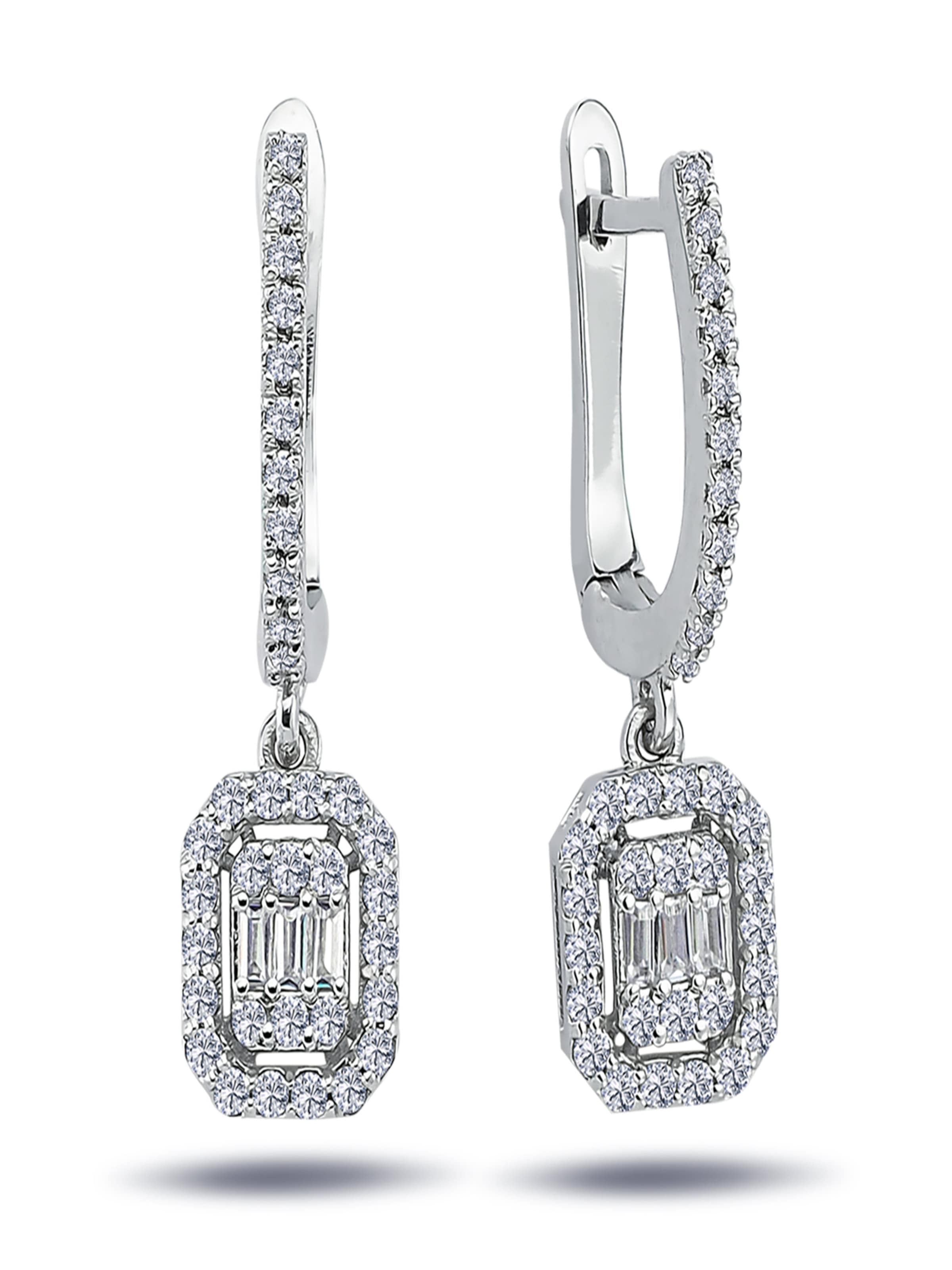 EinStein Diamant Earrings in Gold: front