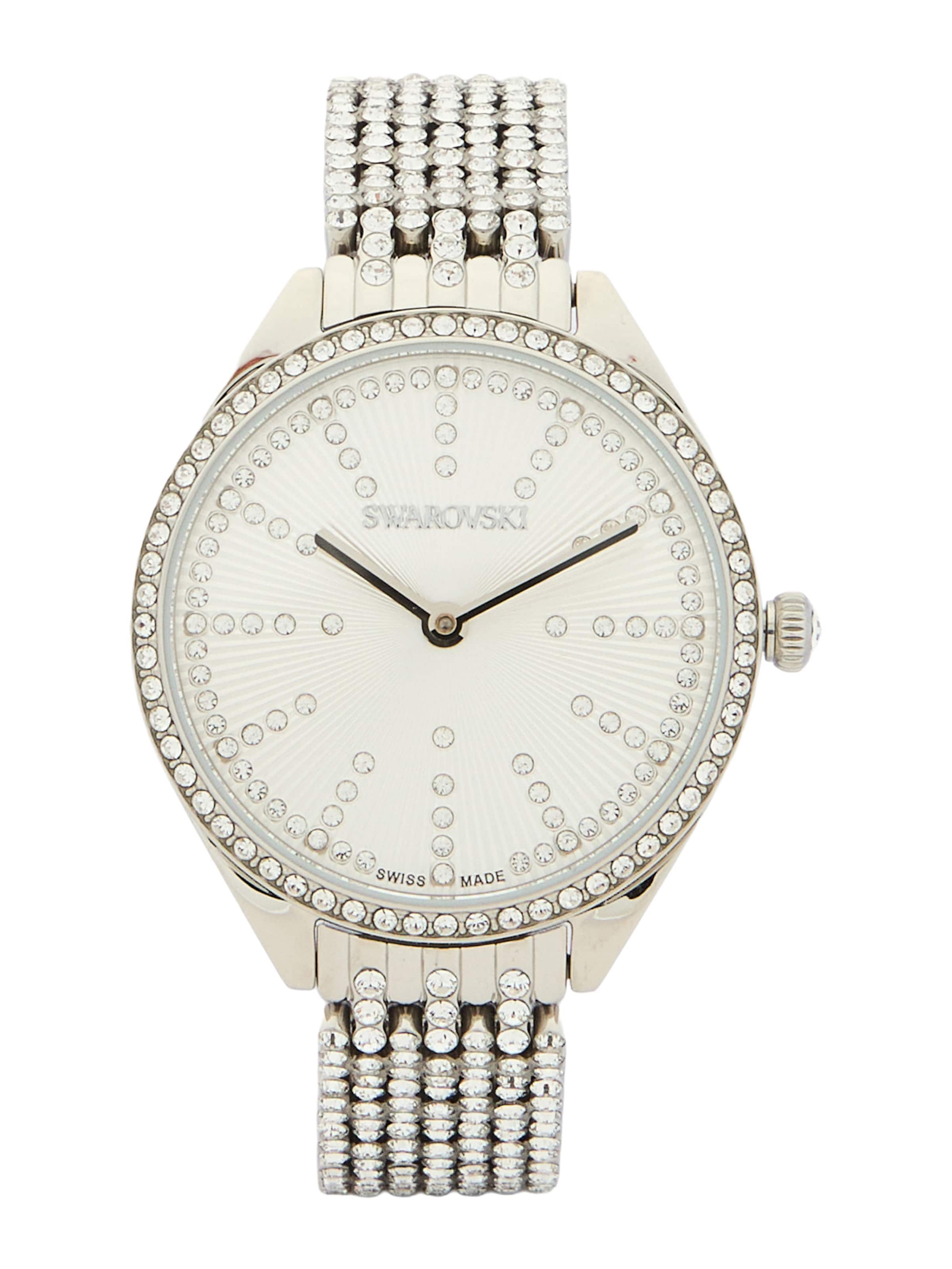 Swarovski Analog klocka i silver: framsida