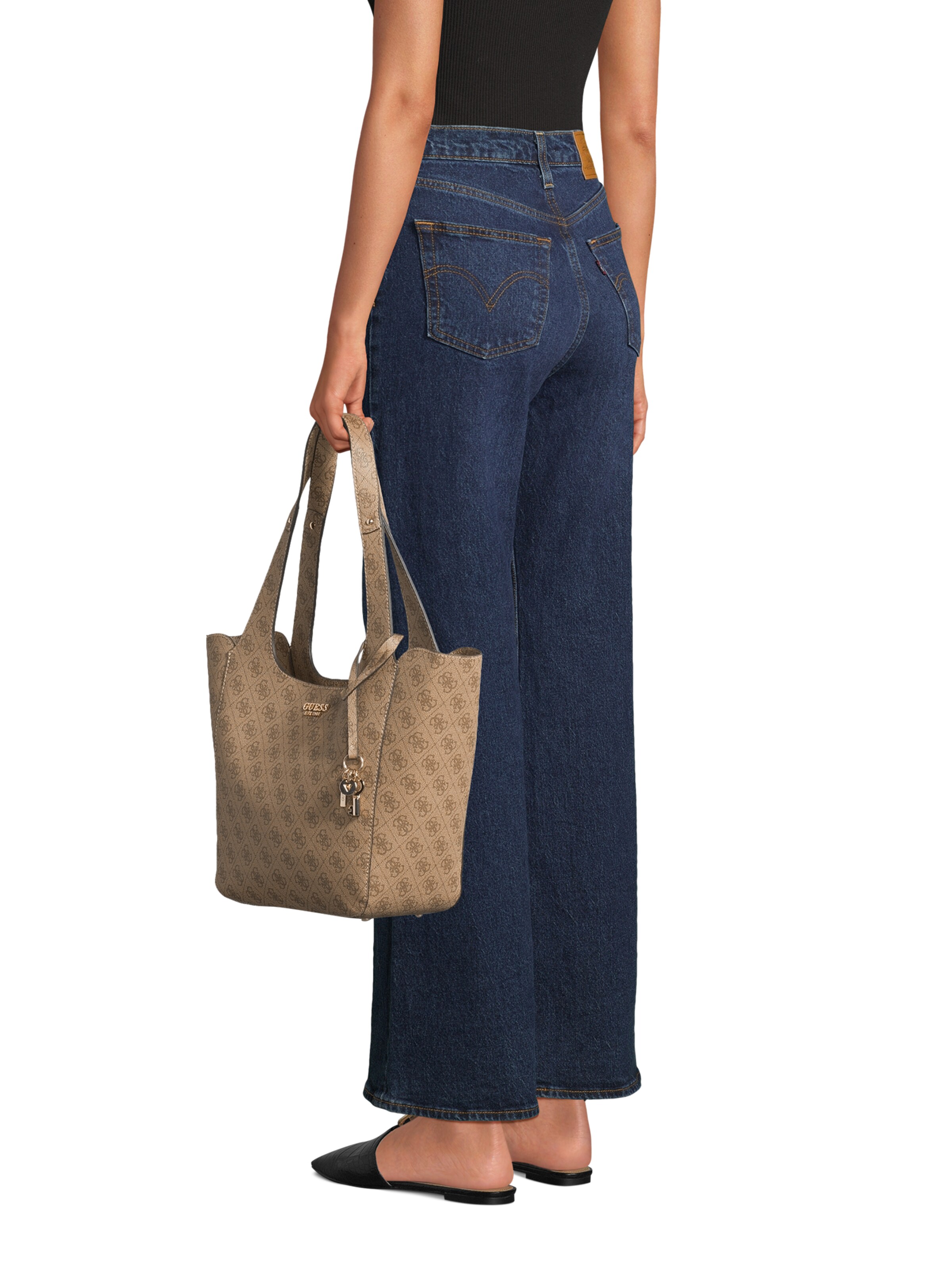 GUESS Shopper 'Calista' in Beige: Vorderseite