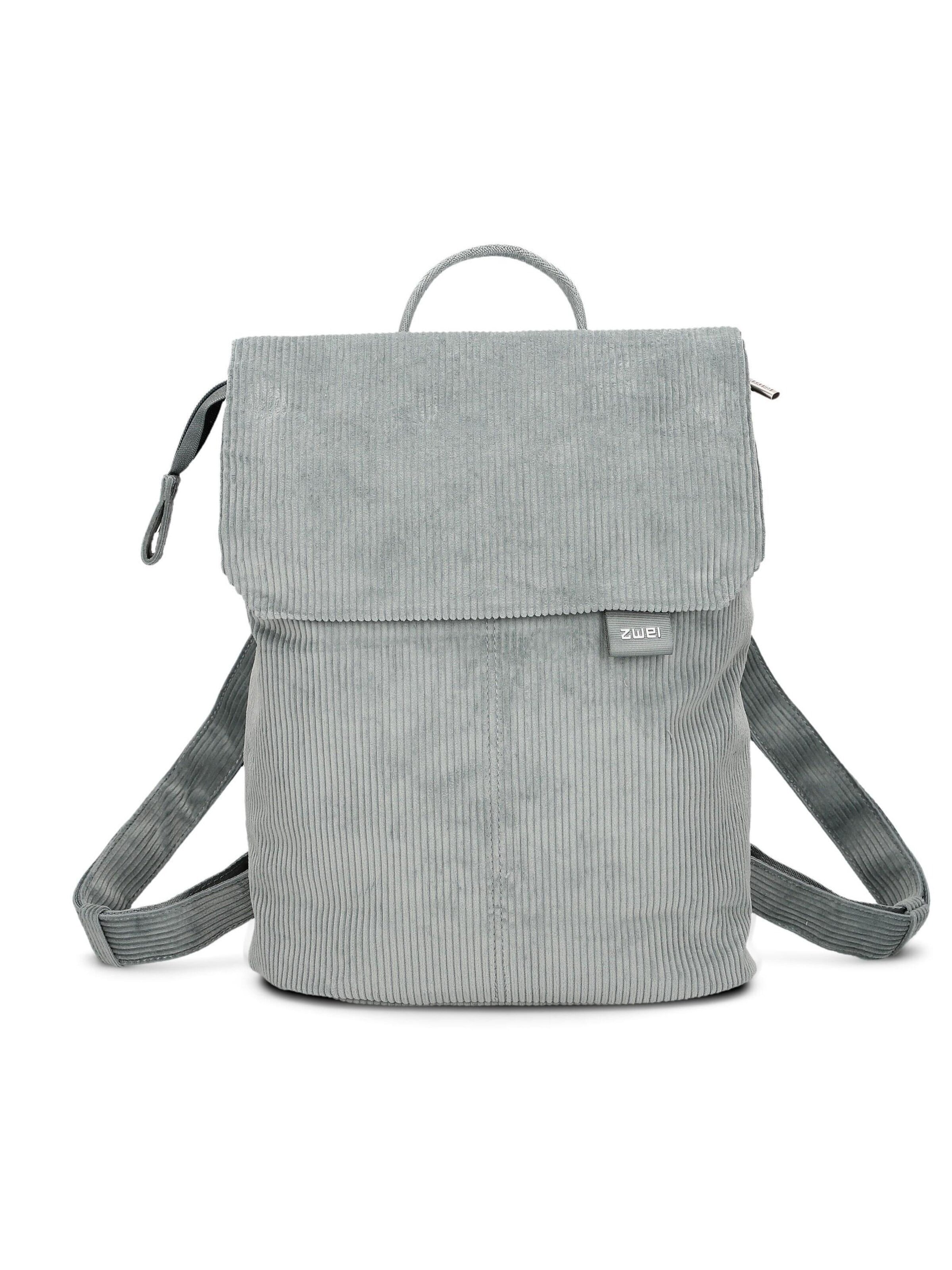ZWEI Backpack 'MADEMOISELLE.M MR13' in Grey: front