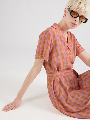 Brava Fabrics Košeľové šaty 'Gummie' - oranžová