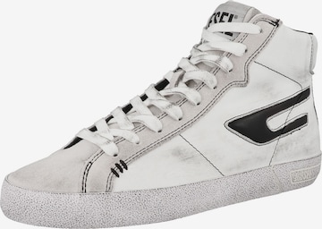 DIESEL Sneakers hoog 'LEROJI' in Wit: voorkant