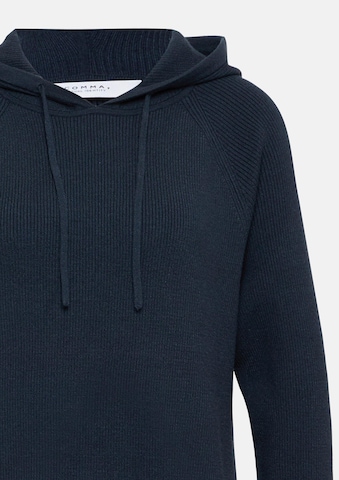 COMMA Gebreide jurk in Blauw