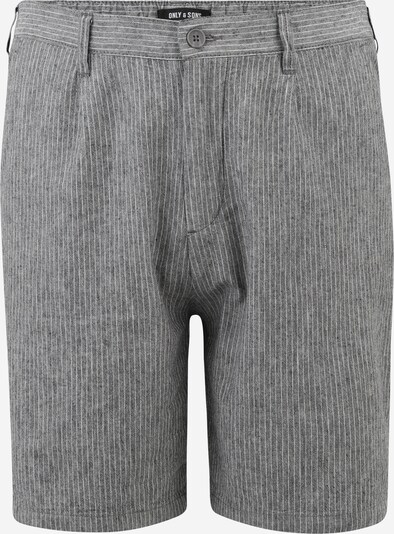 Only & Sons Big & Tall Chino Pants 'DEW' in Smoke blue / Off white, Item view