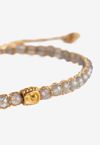 Samapura Jewelry Armband 'Labradorit' in Gold