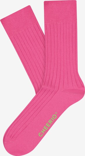 CHEERIO* Socken 'TOUGH GUY' in pink, Produktansicht