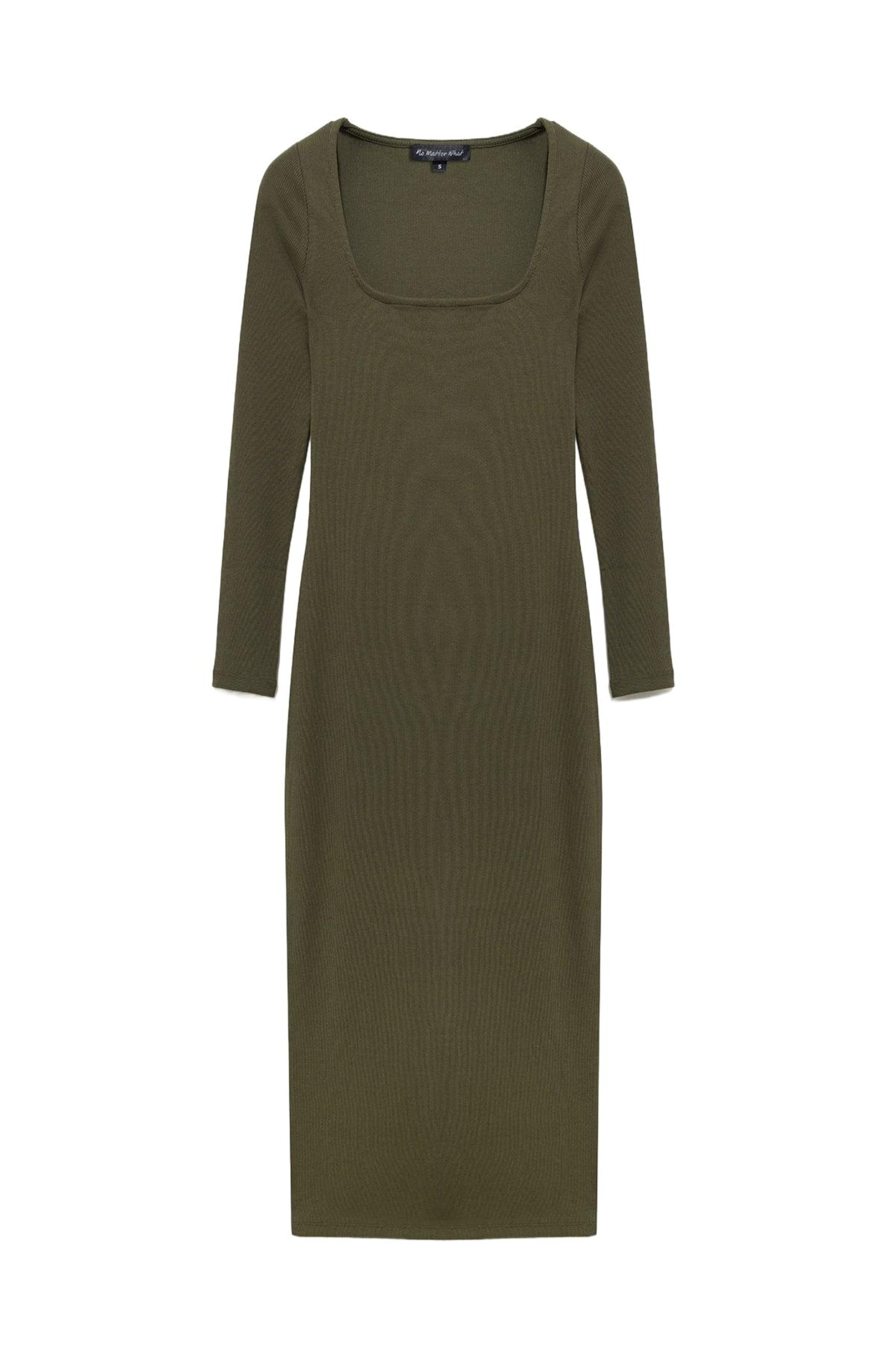 No Matter What Dress in Green: front