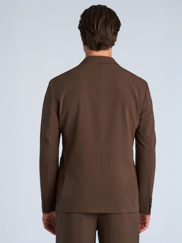 Lindbergh Regular fit Business-colbert in Bruin