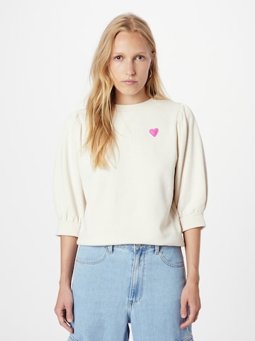 Fabienne Chapot - Sweatshirt 'Jana' em bege: frente