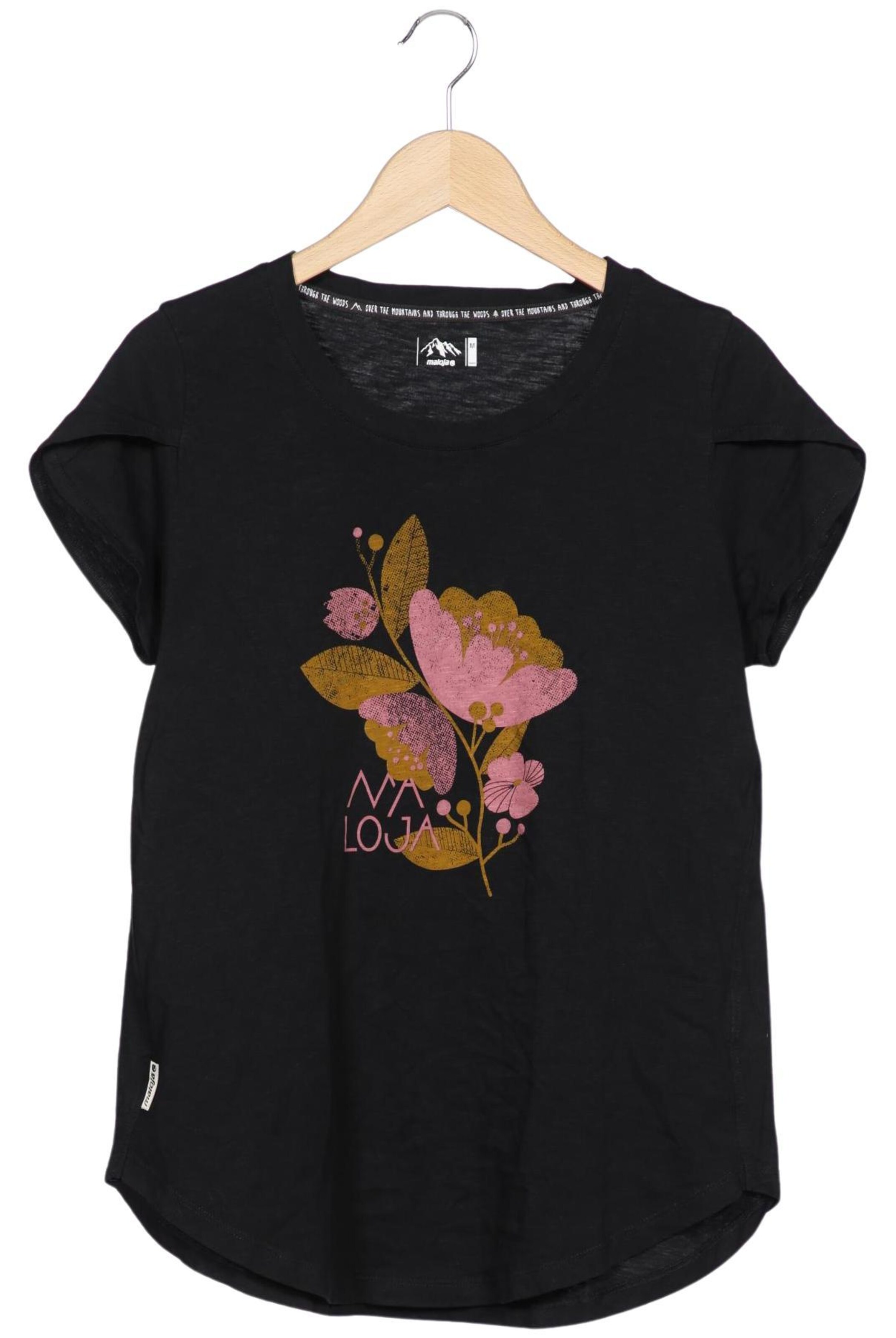 Maloja Top & Shirt in M in Black: front