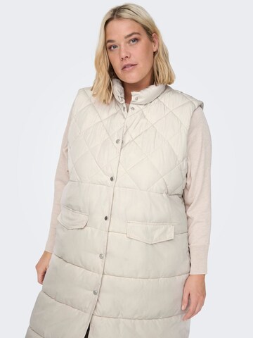 ONLY Carmakoma Vest i beige
