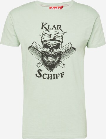 Derbe Bluser & t-shirts 'Klar Schiff' i grøn: forside