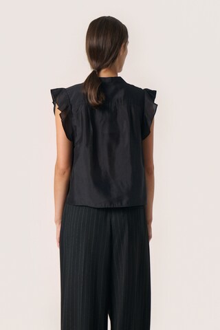 SOAKED IN LUXURY Bluse in Schwarz