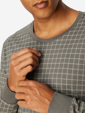uncover by SCHIESSER Long Pajamas 'Basic' in Grey
