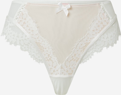 Hunkemöller String 'Leyla' en blanc, Vue avec produit