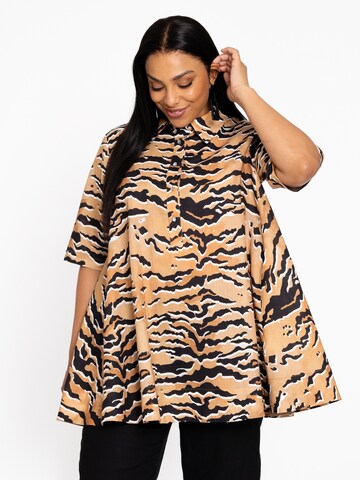 YOEK Tunic in Orange: front