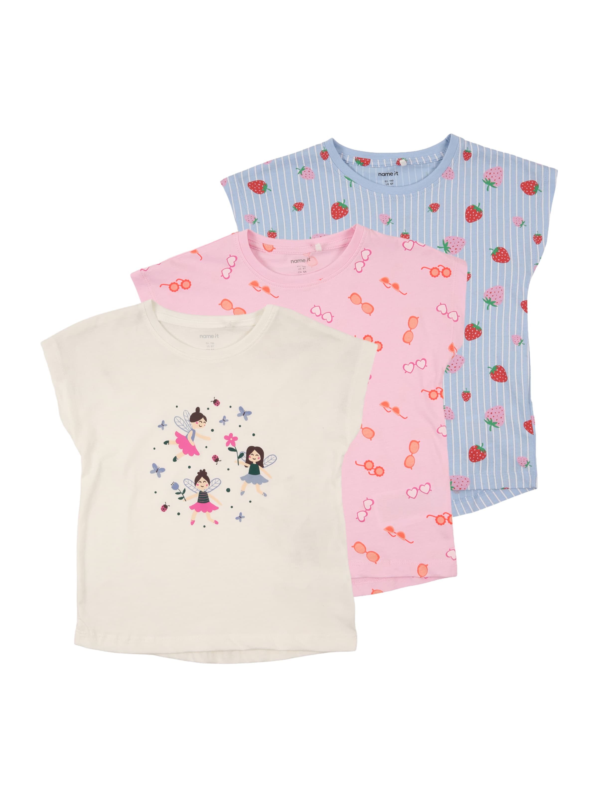 Tricou 'NMFVIGGA' de la NAME IT pe bej: față