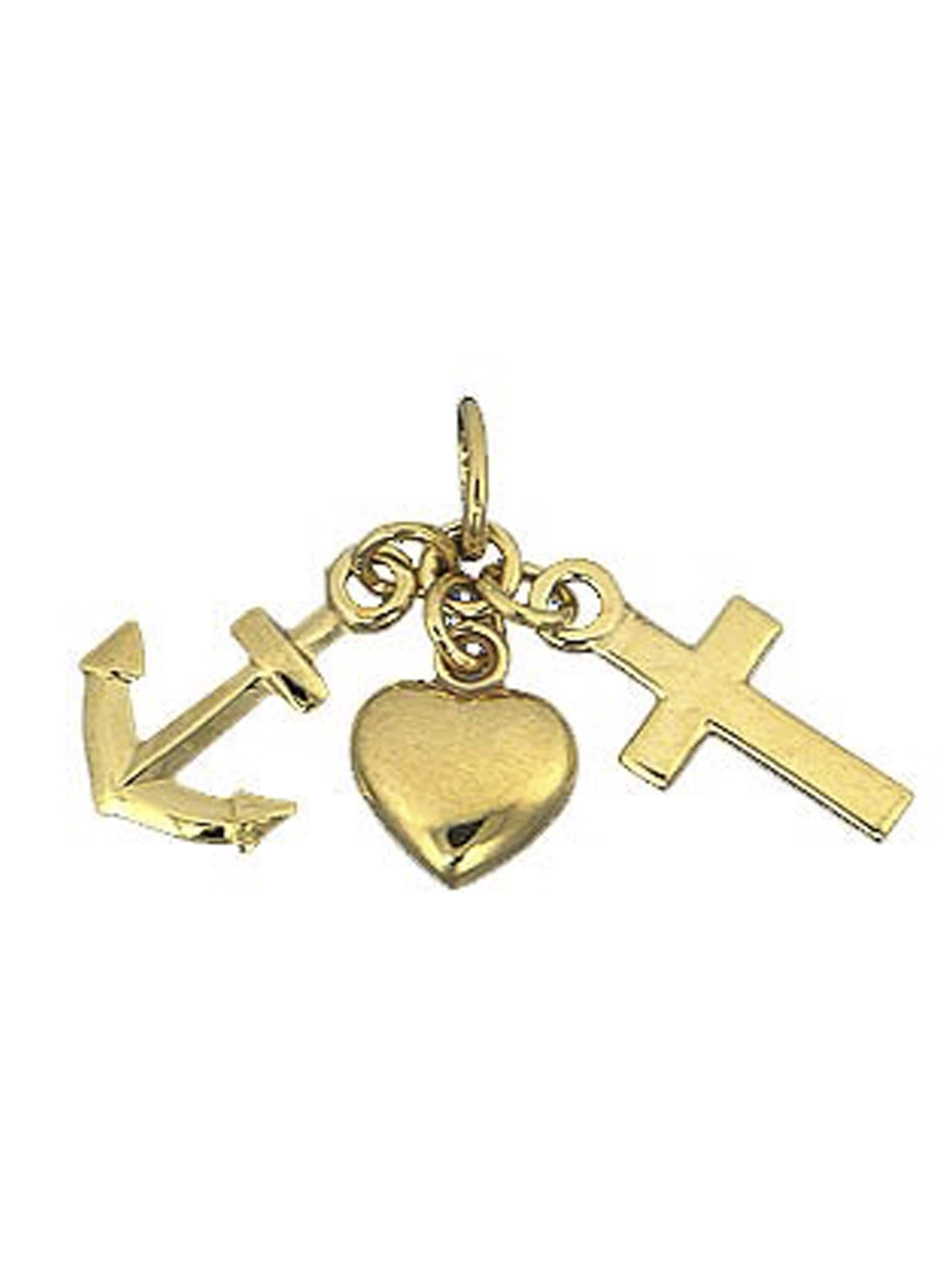 Pendentif 'Klassisch' Lucardi en or : devant