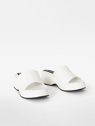 Bershka Mules in White