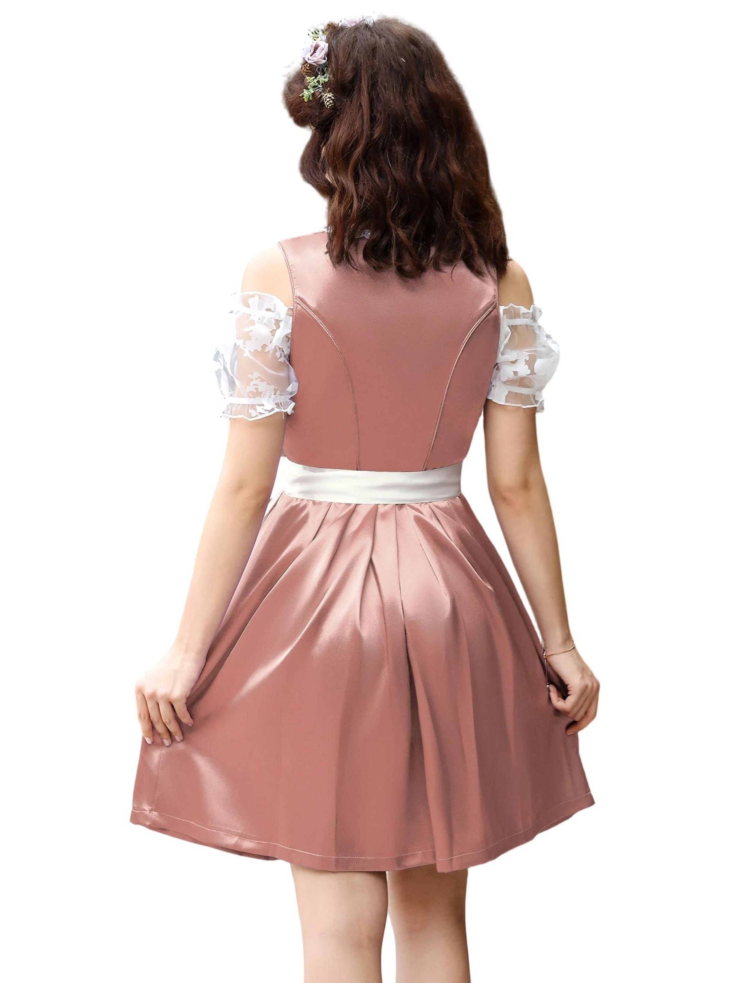 Yesfashion Dirndl w kolorze różowy
