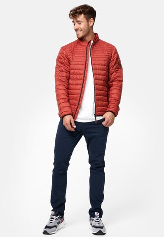 INDICODE JEANS Tussenjas 'Islington' in Rood