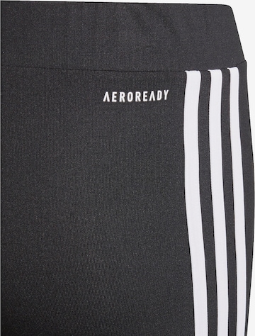 ADIDAS SPORTSWEAR Skinny Workout Pants 'Designed 2 Move 3-Stripes' in Black