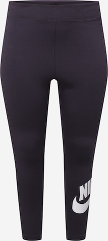 Nike Sportswear Skinny Sportbyxa i svart: framsida