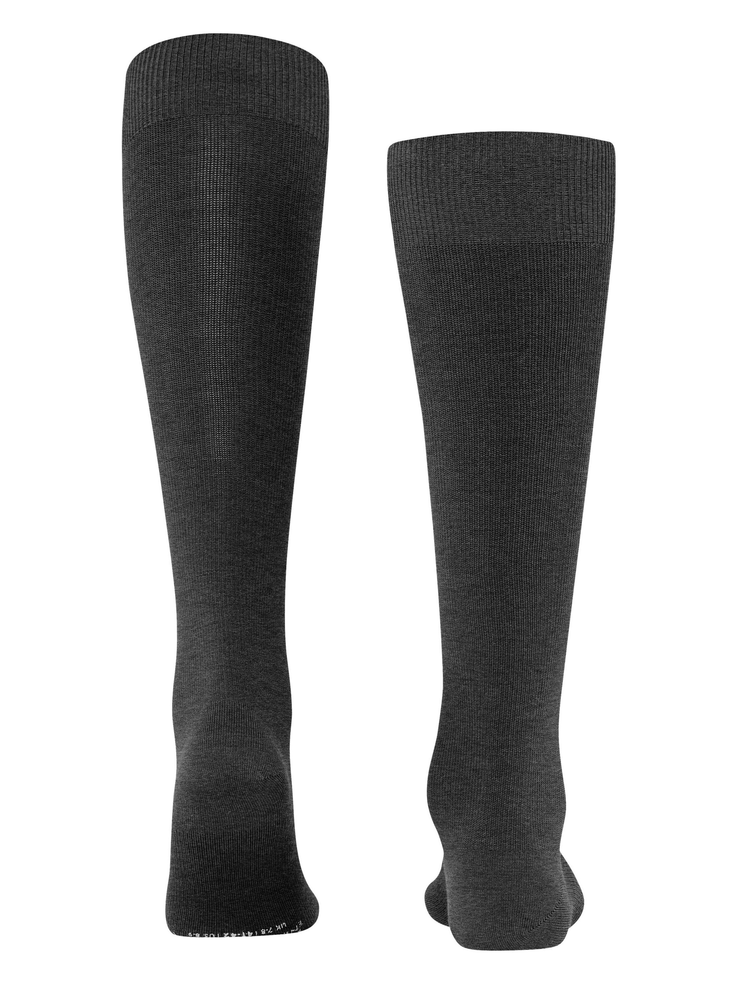 FALKE Knee High Socks 'Energizing Wool' in Grey