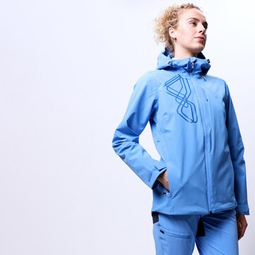 OCK Athletic Jacket in Blue: front