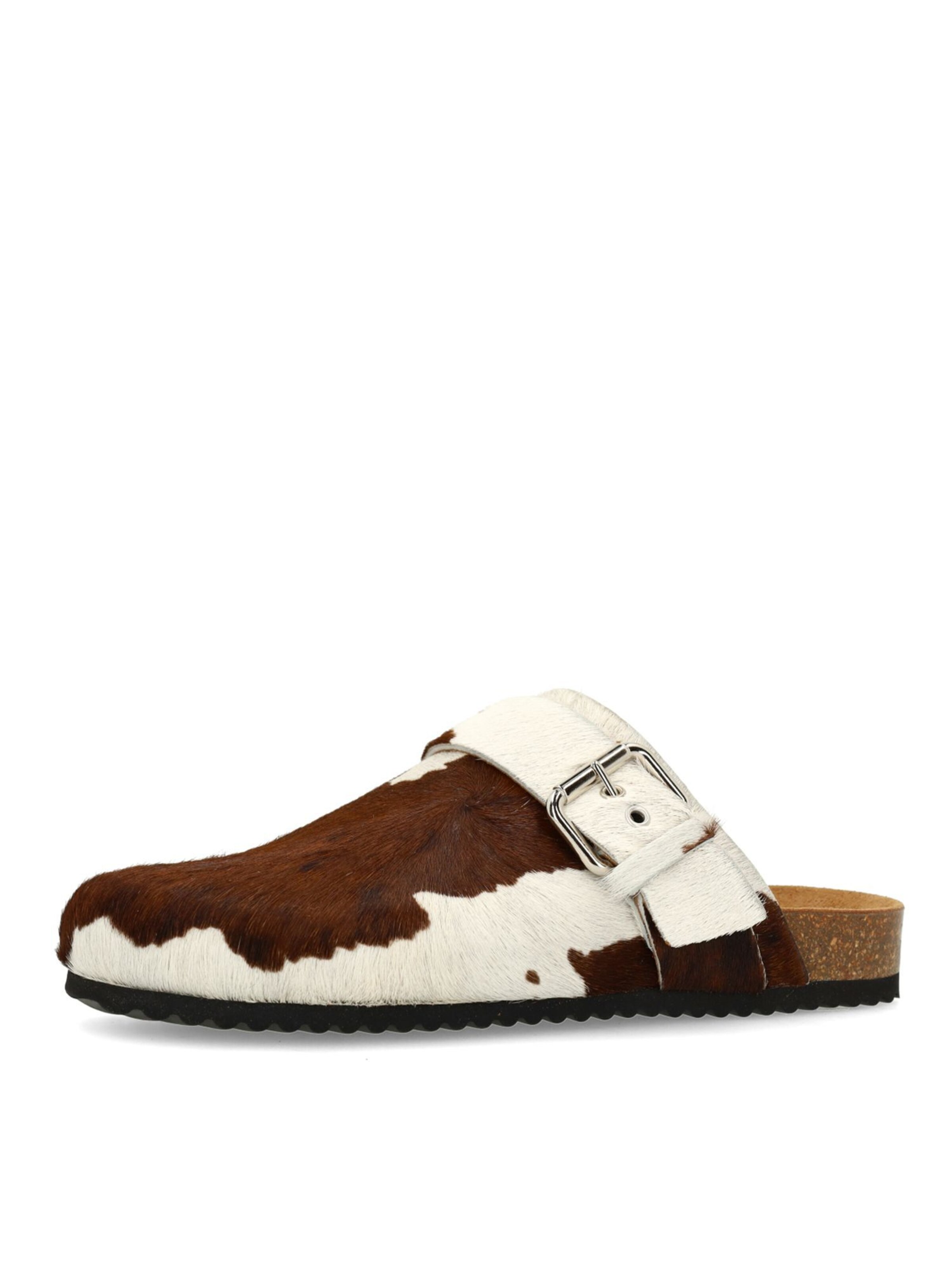 MANFIELD Clogs in Brown: front