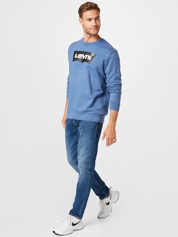 LEVI'S ® Sweatshirt 'Standard Graphic Crew' in Blauw