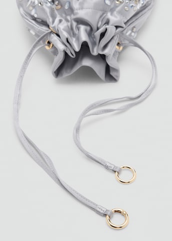 MANGO Clutch 'ALANA' in Grey: top
