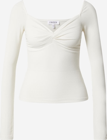 EDITED Shirt 'Loana' in White: front