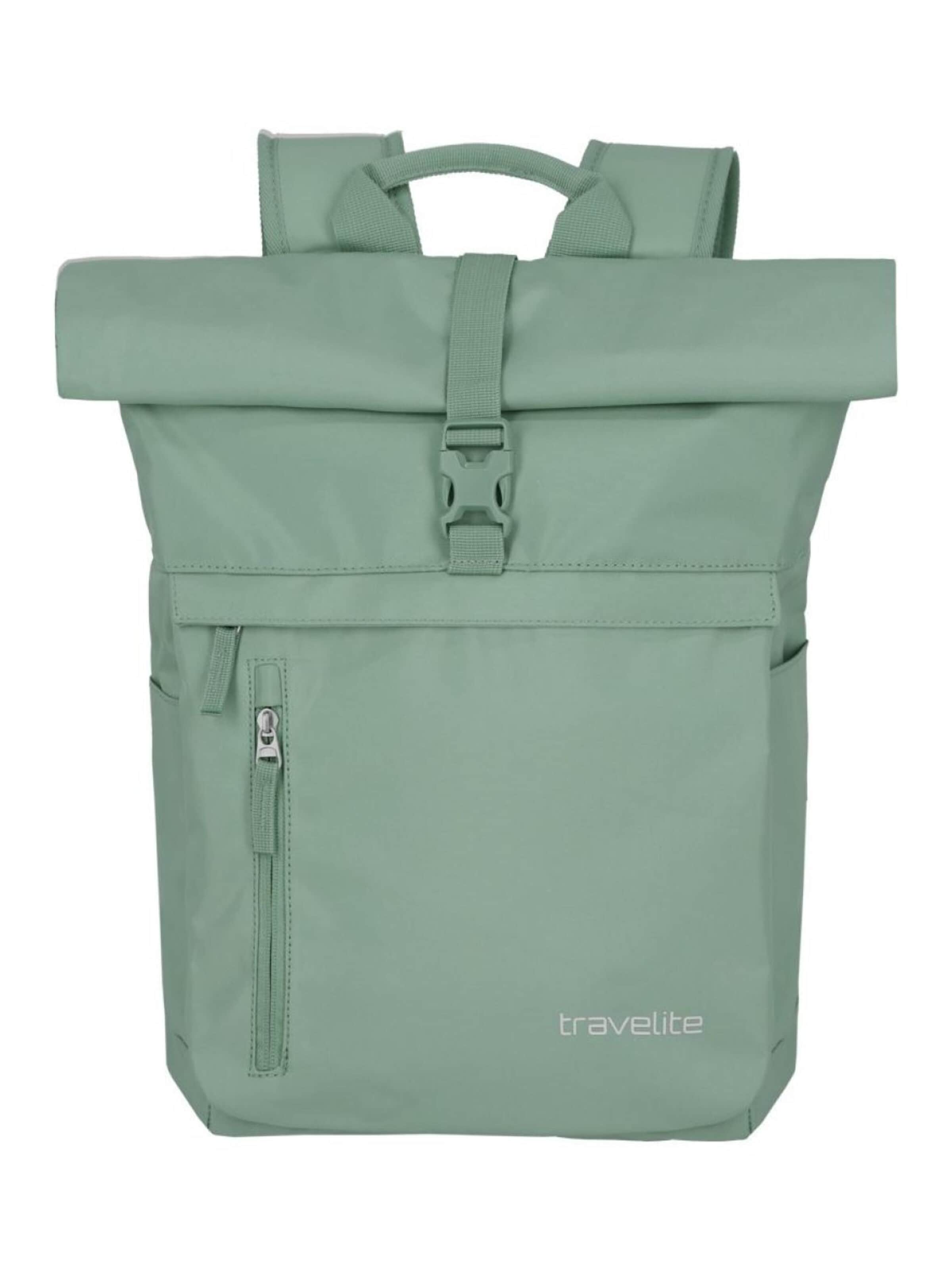TRAVELITE - Mochila en verde: frente