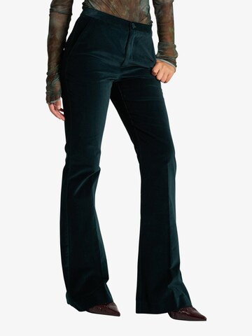 évasé Pantalon à plis Merci en vert