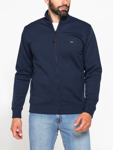 Carrera Jeans Sweatshirt 'Full Zip'‌‌ in Blau: Vorderseite