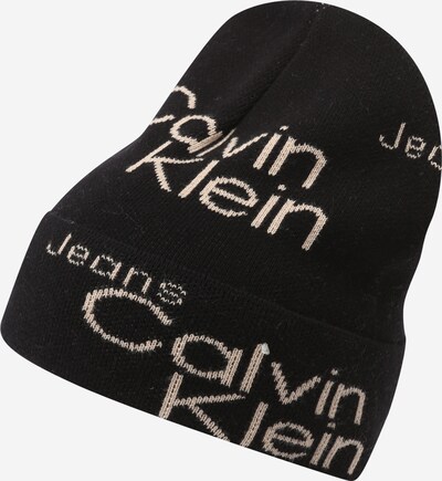 Calvin Klein Jeans Czapka w kolorze beżowy / czarnym, Podgląd produktu