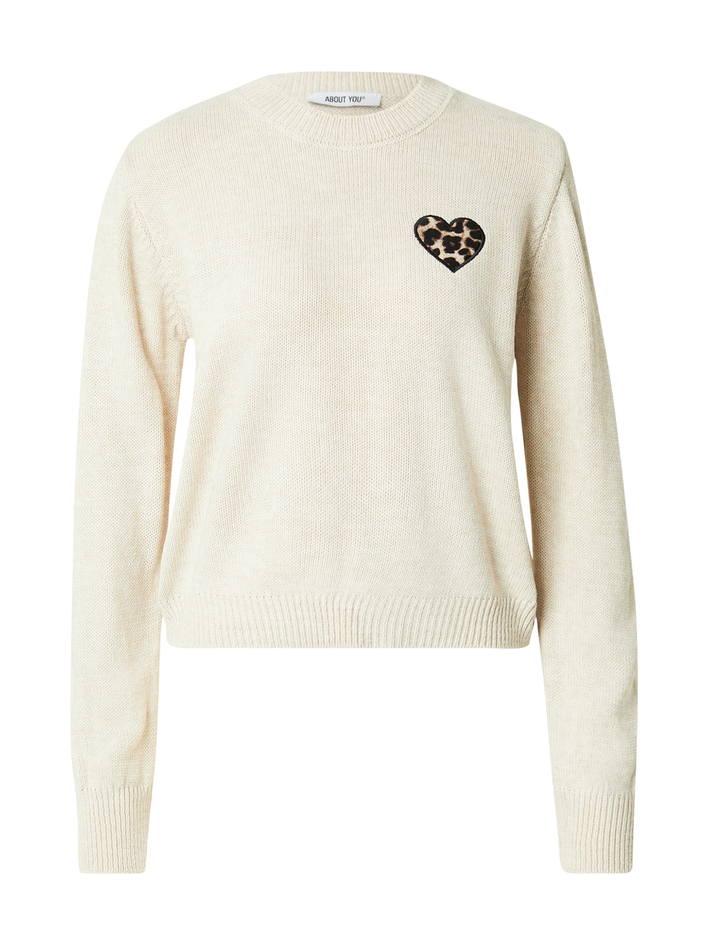 ABOUT YOU Neulepaita 'Rabea' värissä beige: etupuoli