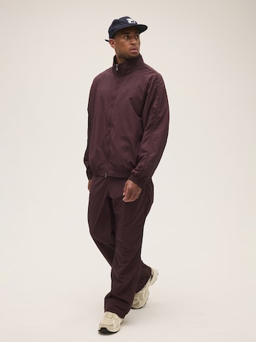 FILA - Sudadera con cremallera 'COLLALBO relaxed woven track jacket' en marrón