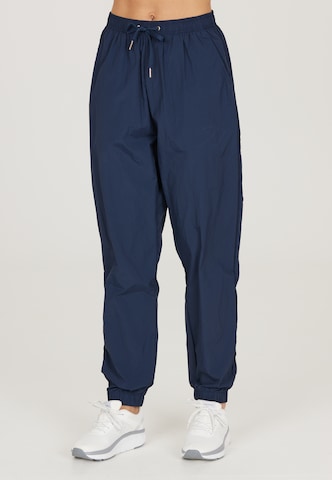 Athlecia Regular Workout Pants 'Tharbia' in Blue: front