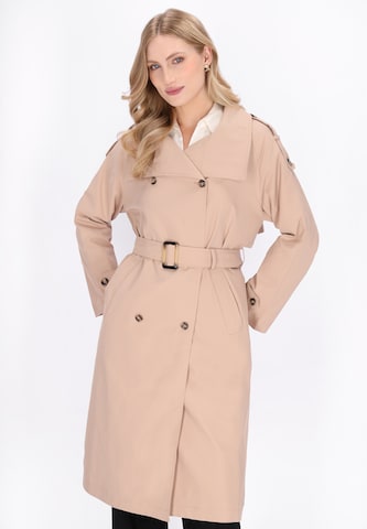 DreiMaster Klassik - Sobretudo meia-estação 'Classic' em bege: frente