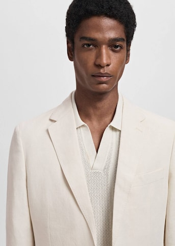 Coupe slim Veste de costume 'Ethereal' MANGO MAN en beige