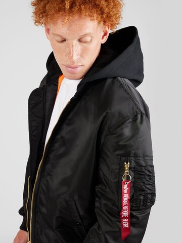 ALPHA INDUSTRIES - Chaqueta de entretiempo 'MA-1 ZH' en negro