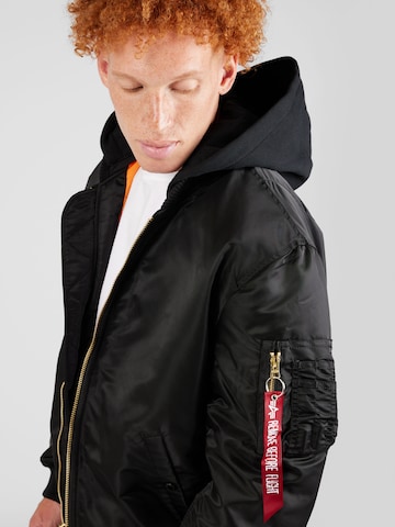 ALPHA INDUSTRIES Between-Season Jacket 'MA-1 ZH' in Black